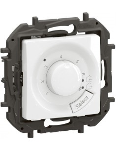 Legrand Термостат за подово отопление 7-40°C 230V max 16А цвят Бял Niloe New NP671WH - Цена | LEDs4economy