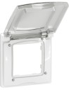 Legrand Рамка 1х с капак IP44 цвят Бял Niloe New NP116WH - Цена | LEDs4economy
