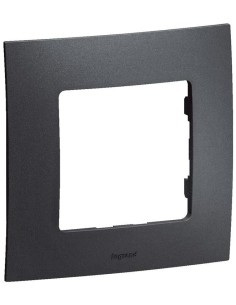 Legrand Рамка 1х цвят Тъмно сив Niloe New NP111GR - Цена | LEDs4economy