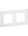 Legrand Рамка 2х цвят Бял Niloe New NP112WH - Цена | LEDs4economy