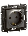 Legrand Контакт ШУКО 16A с детска защита и USB тип C 1.5A 7.5W цвят Сив Niloe New NP3312MG - Цена | LEDs4economy