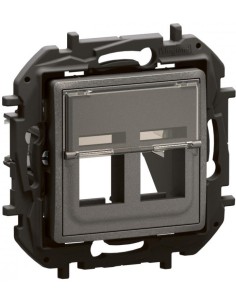 Legrand Розетка за 2xRJ45 Keystone цвят Сив Niloe New NP171MG - Цена | LEDs4economy