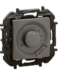 Legrand Термостат 10-30°C 230V max 8А цвят Сив Niloe New NP670MG - Цена | LEDs4economy
