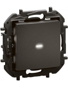 Legrand Димер бутонен R5-150W LED1-150VA, изисква неутрала, цвят Черен Niloe New NP2410BK - Цена | LEDs4economy