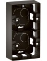 Legrand Конзола двойна за открит монтаж цвят Черен Niloe New NP162BK - Цена | LEDs4economy