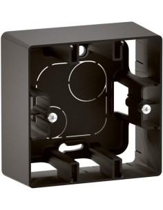 Legrand Конзола единична за открит монтаж цвят Черен Niloe New NP161BK - Цена | LEDs4economy
