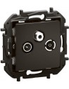 Legrand Розетка TV-R-SAT крайна 10dB цвят Черен Niloe New NP4107BK - Цена | LEDs4economy