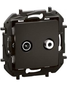 Legrand Розетка TV-SAT индивидуална 1.5dB цвят Черен Niloe New NP4109BK - Цена | LEDs4economy
