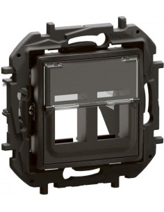 Legrand Розетка за 2xRJ45 Keystone цвят Черен Niloe New NP171BK - Цена | LEDs4economy