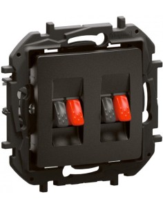 Legrand Розетка за тонколони двойна цвят Черен Niloe New NP4411BK - Цена | LEDs4economy