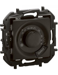 Legrand Термостат 10-30°C 230V max 8А цвят Черен Niloe New NP670BK - Цена | LEDs4economy