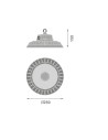 LEDVANCE LED Камбана HIGH BAY E 200 W ML 865 90DEG IP65 - 4099854417801 - 3
