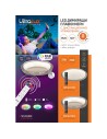 ULTRALUX LED димираща ССТ+RGB плафониера с дистанционно управление, опушен кварц, 28W+5W, 3000K-6000К - SPL5LVDRC - 6