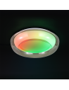 ULTRALUX LED димираща ССТ+RGB плафониера с дистанционно управление, опушен кварц, 28W+5W, 3000K-6000К - SPL5LVDRC - 3