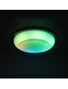 ULTRALUX LED димираща ССТ+RGB плафониера с дистанционно управление, опушен кварц, 28W+5W, 3000K-6000К - SPL5LVDRC - 4