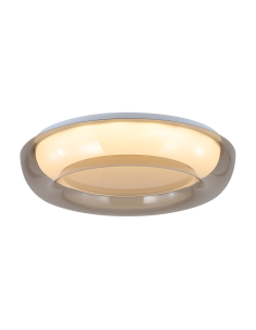 ULTRALUX LED димираща ССТ+RGB плафониера с дистанционно управление