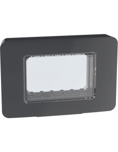 Bticino Лицева рамка + носеща IP55 3 мод. цвят Графит Light Now Bticino 28603YD - Цена | LEDs4economy