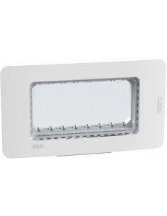 Bticino Лицева рамка + носеща IP55 4 мод. цвят Бял Light Now Bticino 28604YW - Цена | LEDs4economy