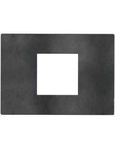 Bticino Рамка 2 мод. за монтаж върху конзола 3 мод. цвят Сив меланж (Dark Grey) Light Now Bticino YA4819DS - Цена | LEDs4economy