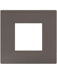 Bticino Рамка 2 мод. цвят Мока (Moca Stone) Light Now Bticino YA4802GM - Цена | LEDs4economy