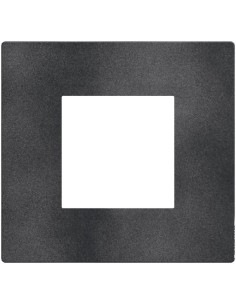 Bticino Рамка 2 мод. цвят Сив меланж (Dark Grey) Light Now Bticino YA4802DS - Цена | LEDs4economy