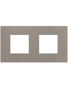 Bticino Рамка 2+2 мод. цвят Камък (Stone) Light Now Bticino YA4802M2GG - Цена | LEDs4economy