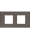 Bticino Рамка 2+2 мод. цвят Мока (Moca Stone) Light Now Bticino YA4802M2GM - Цена | LEDs4economy