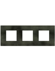 Bticino Рамка 2+2+2 мод. цвят Зелен меланж (Dark Green) Light Now Bticino YA4802M3DG - Цена | LEDs4economy