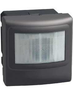 Bticino Датчик за движение PIR, 170°, обхват 8m @ h1.2 мод., LED ≤ 500W, изисква неутрала 2 мод. цвят Графит Light Now Bticino Y
