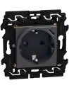 Bticino Контакт ШУКО 2P+E 16A + USB тип C 1.5A 7.5W с носеща рамка 2 мод. цвят Графит Light Now Bticino YD4141USB - Цена | LEDs4