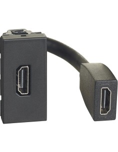 Bticino Розетка HDMI с кабел 15см 1 мод. цвят Графит Light Now Bticino YD4284P - Цена | LEDs4economy