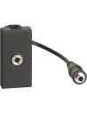 Bticino Розетка аудио жак 3.5mm 1 мод. цвят Графит Light Now Bticino YD4280 - Цена | LEDs4economy