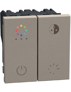Bticino Димер бутонен DALI RGB 2 мод. цвят Камък Light Now Bticino YG4417 - Цена | LEDs4economy