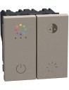 Bticino Димер бутонен DALI RGB 2 мод. цвят Камък Light Now Bticino YG4417 - Цена | LEDs4economy