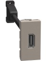 Bticino Розетка HDMI с кабел 15см 1 мод. цвят Камък Light Now Bticino YG4284P - Цена | LEDs4economy
