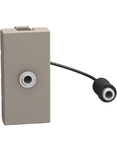 Bticino Розетка аудио жак 3.5mm 1 мод. цвят Камък Light Now Bticino YG4280 - Цена | LEDs4economy