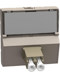 Bticino Розетка оптична 1xLCD 2 мод. цвят Камък Light Now Bticino YG4268LC - Цена | LEDs4economy