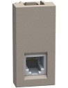 Bticino Розетка телефонна RJ11 1 мод. цвят Камък Light Now Bticino YG4258RJ11 - Цена | LEDs4economy
