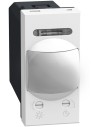 Bticino Датчик за движение PIR, 105°, обхват 6m @ h1.2 мод., LED ≤ 50W, изисква неутрала, 1 мод. цвят Бял Light Now Bticino YW44
