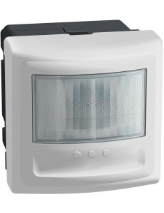 Bticino Датчик за движение PIR, 170°, обхват 8m @ h1.2 мод., LED ≤ 100W, с ключ, без неутрала, 2 мод. цвят Бял Light Now Bticino