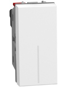 Bticino Еднополюсен ключ 1 мод. цвят Бял Light Now Bticino YW4001A - Цена | LEDs4economy