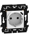 Bticino Контакт ШУКО 2P+E 16A + USB тип C 1.5A 7.5W с носеща рамка 2 мод. цвят Бял Light Now Bticino YW4141USB - Цена | LEDs4eco