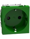 Bticino Контакт ШУКО 2P+E 16A с детска защита 2 мод. цвят Зелен Light Now Bticino Y4141G - Цена | LEDs4economy
