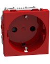 Bticino Контакт ШУКО 2P+E 16A с детска защита 2 мод. цвят Червен Light Now Bticino Y4141R - Цена | LEDs4economy