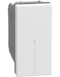 Bticino Кръстат ключ 1 мод. аксиален цвят Бял Light Now Bticino YW4054 - Цена | LEDs4economy