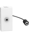 Bticino Розетка аудио жак 3.5mm 1 мод. цвят Бял Light Now Bticino YW4280 - Цена | LEDs4economy