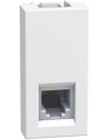 Bticino Розетка телефонна RJ11 1 мод. цвят Бял Light Now Bticino YW4258RJ11 - Цена | LEDs4economy