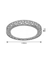 Rabalux Nilin Плафон IP20 LED 48W - 71140 - 5