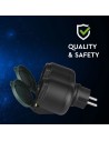 V-TAC 2 Гнезда Щепсел Разклонител 16А IP44 Зелен - 8812 - 3
