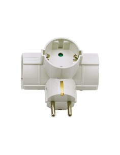 V-TAC 3 Щепсел Разклонител 10/16А 250V Страничен Бял - 8790 - Цена | LEDs4economy
